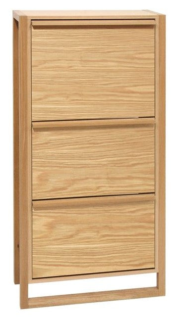 Woodman NewEst Shoe Cabinet w. 3 doors - Light wood