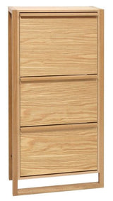 Woodman NewEst Shoe Cabinet w. 3 doors - Light wood