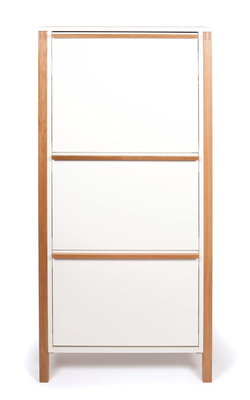 Woodman - Northgate Shoe Cabinet - White w. 3 doors