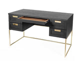 Woodman - Pimlico Desk with 4 drawers - Brown