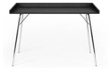 Rayburn Desk, Black/Chrome