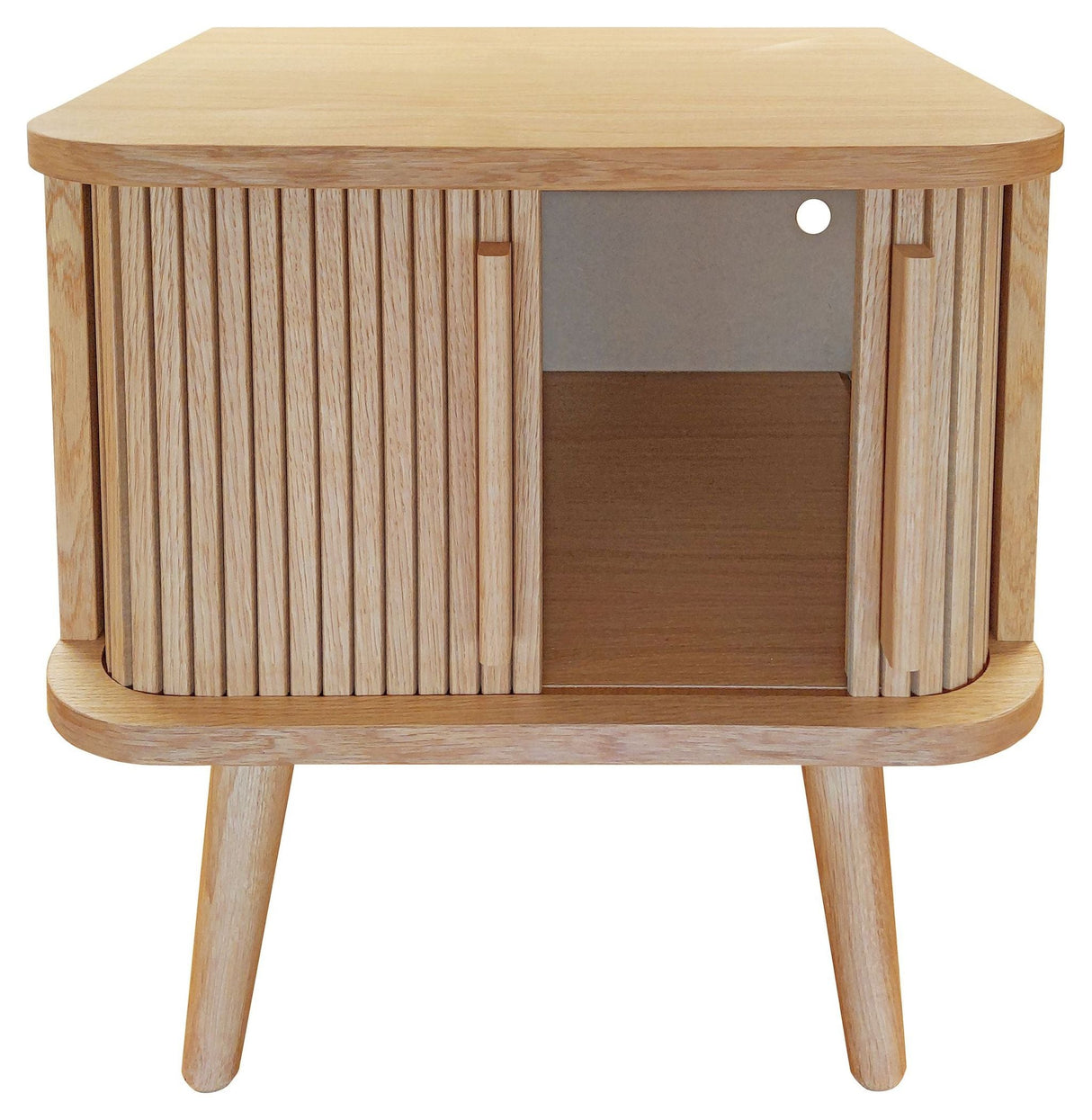 Rove Side Table, Natural Oak Veneer