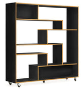 Woodman Southbury Shelf/Room Divider - Black/Light Tree