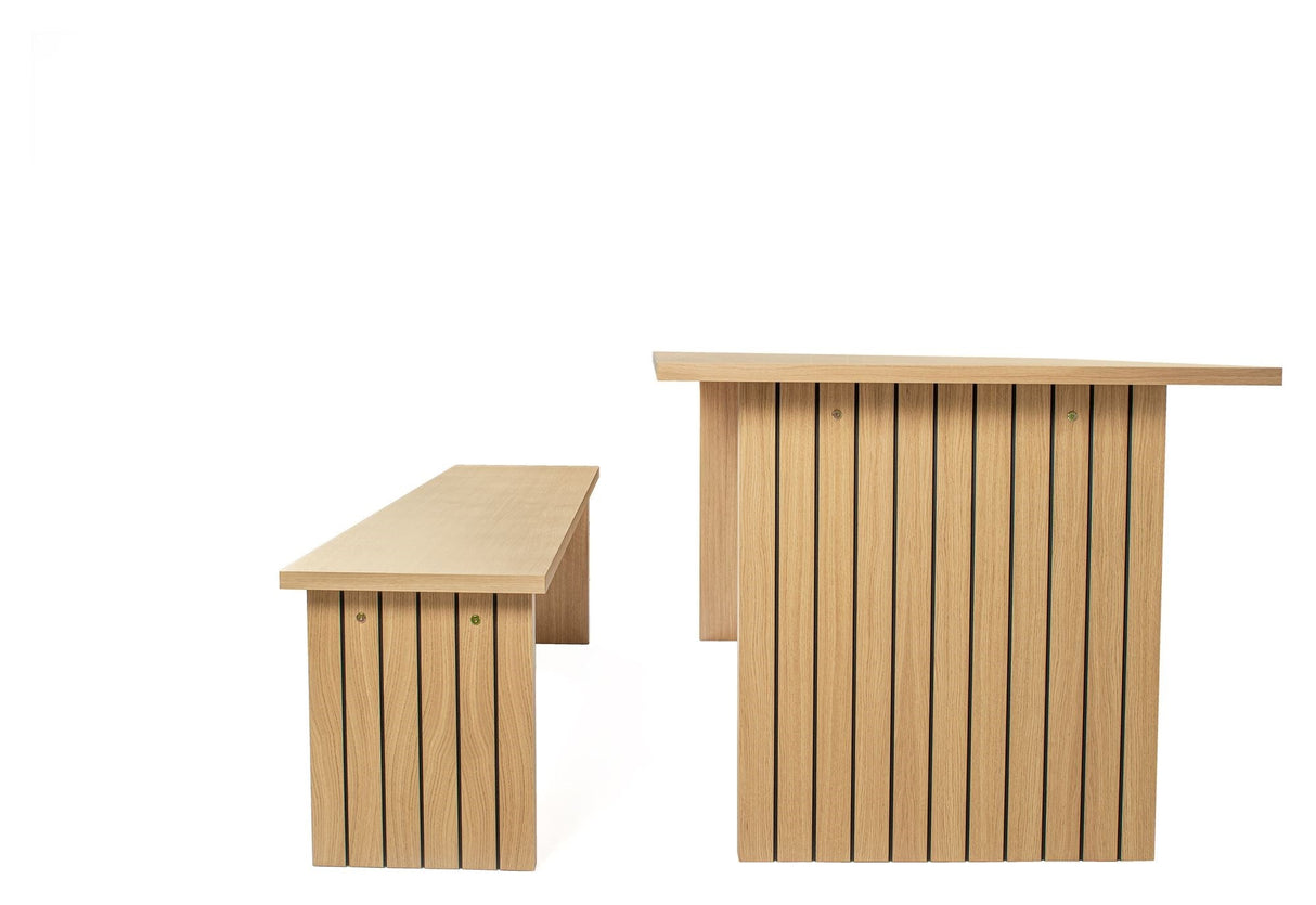 Stripe Bench 150, Oak