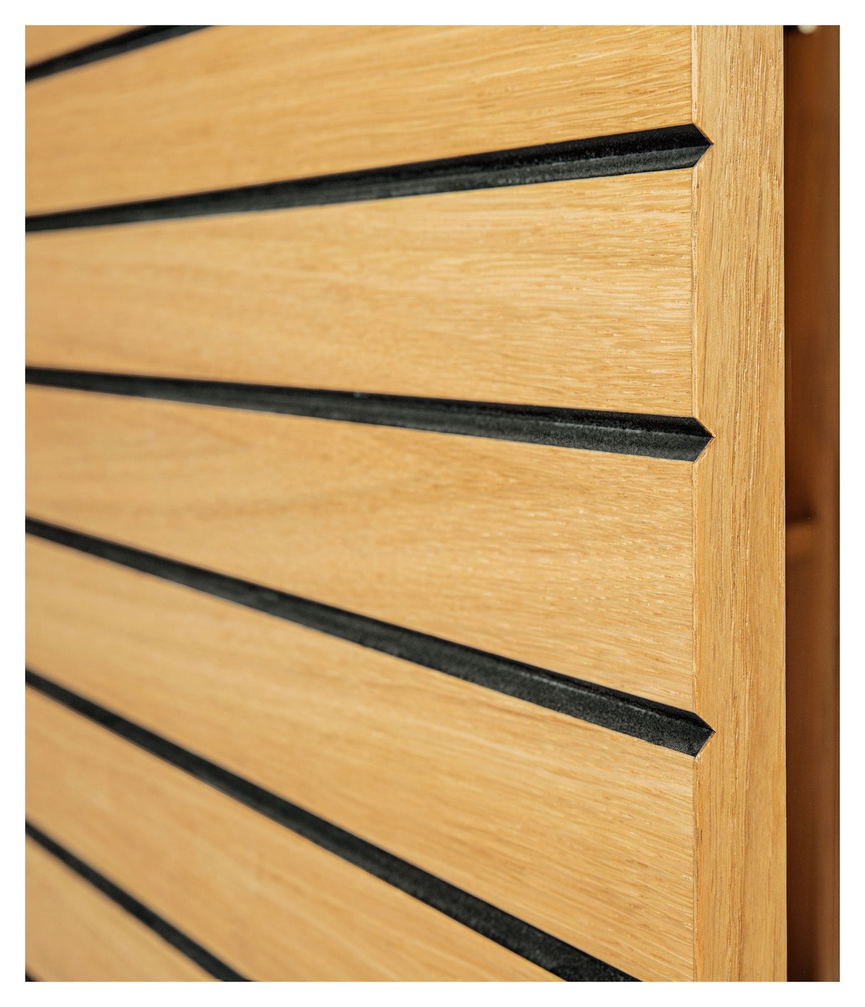 Woodman Stripe Sideboard - Nature/Black