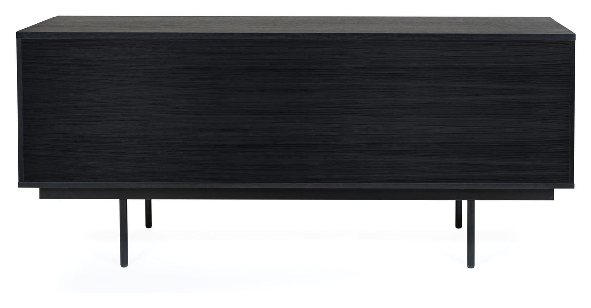 Woodman Stripe Sideboard - Oak/Black