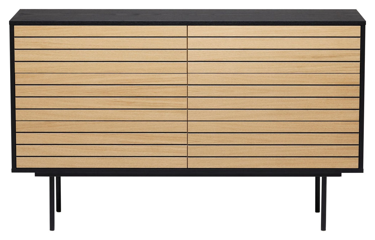 Stripe Sideboard, Black oak veneer