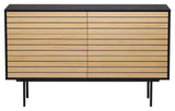 Stripe Sideboard, Black oak veneer