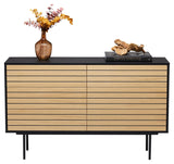 Stripe Sideboard, Black oak veneer