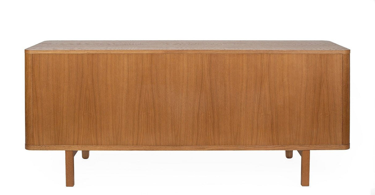 Woodman - Sumire Sideboard w. sliding doors - White/Nature