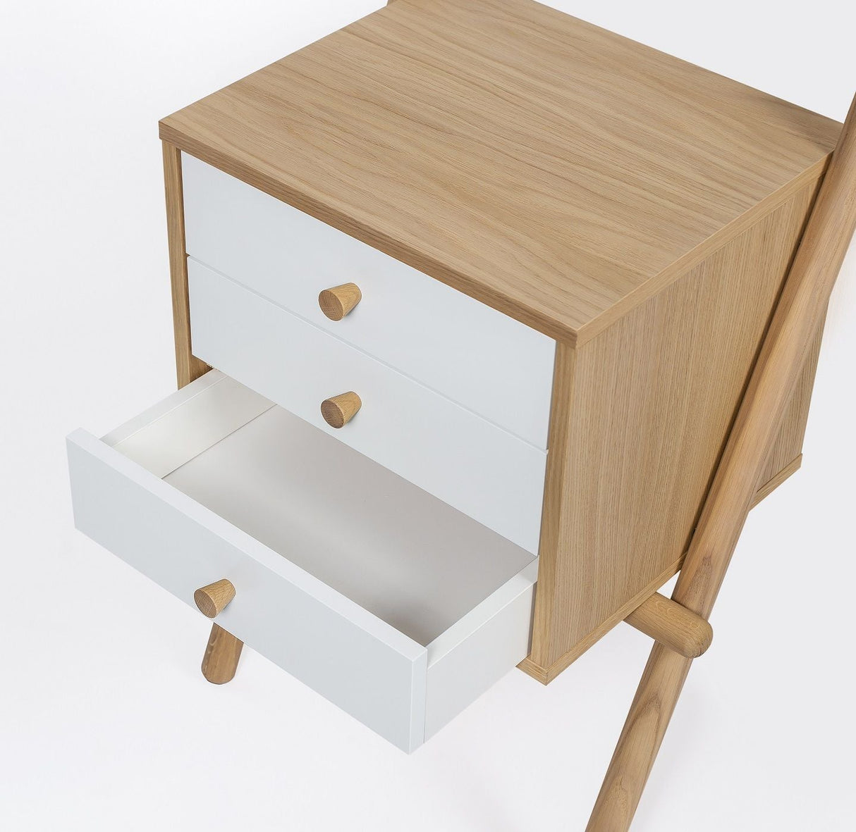 Woodman - Wiru Entrance furniture with 3 drawers - Nature/White