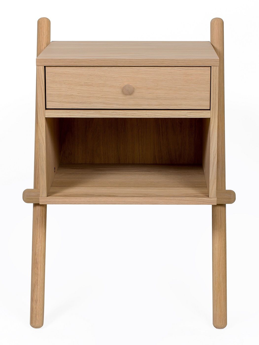 Woodman - Wiru Bedside table with drawer - Nature