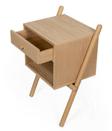 Woodman - Wiru Bedside table with drawer - Nature