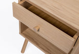 Woodman - Wiru Bedside table with drawer - Nature