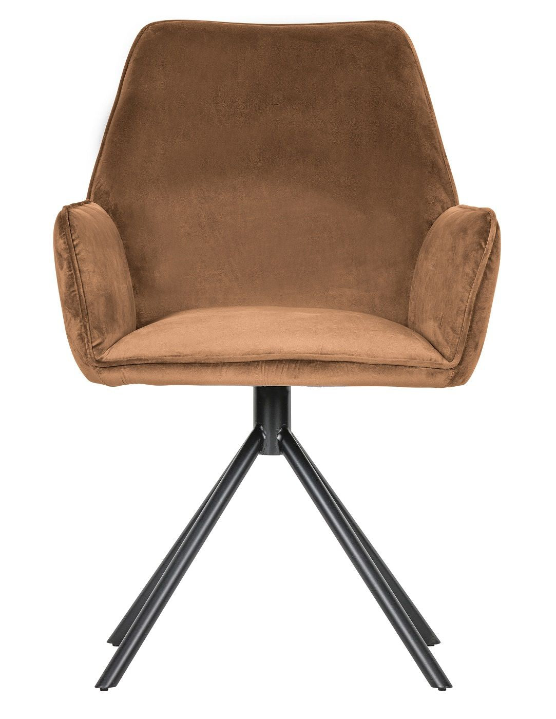 Woood Amber Dining Chair - Caramel Velour