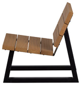 Woood Banco Lounge Chair Outdoor Wood/Metal