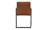 Bass Dining chair w/armrests - Cognac