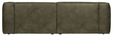 Woood Bean 3.5-pers. Sofa in eco-leather, Army green