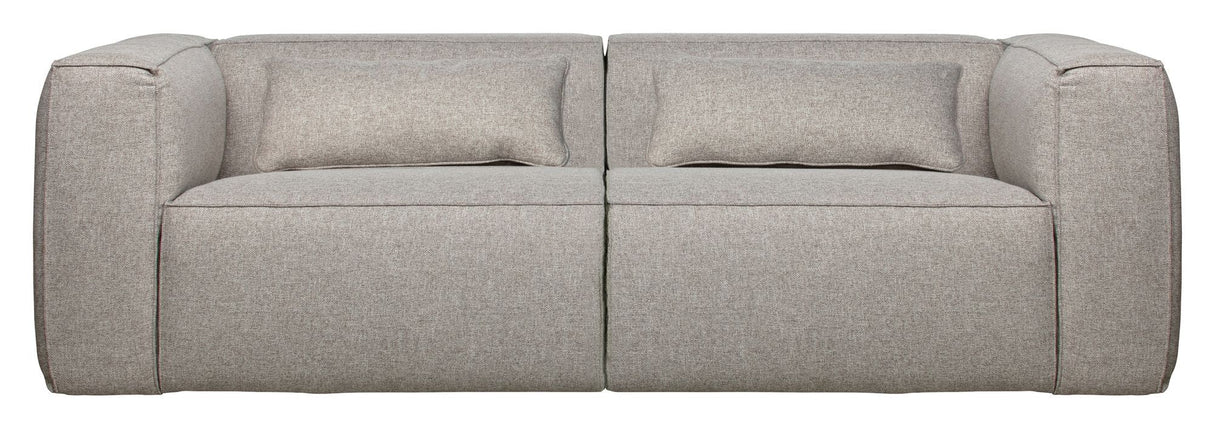 Woood Bean 3.5-pers. Sofa, Light gray