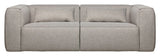 Woood Bean 3.5-pers. Sofa, Light gray