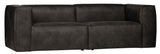 Woood Bean 3.5-pers. Sofa in eco-leather, Black