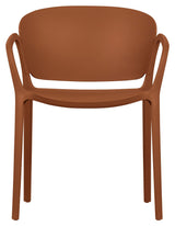 Bent Plastic Garden Chair, Terra