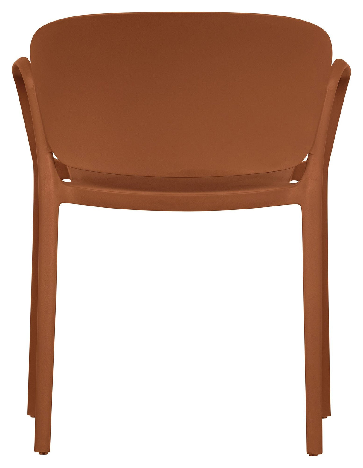 Bent Plastic Garden Chair, Terra