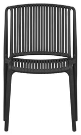 Billie Garden Chair made of plastic, Black