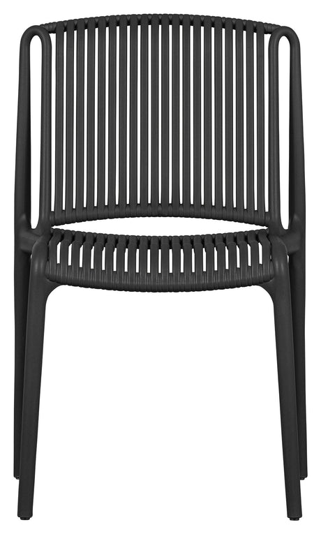 Billie Garden Chair made of plastic, Black