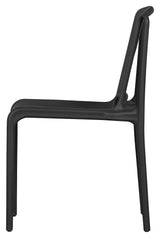 Billie Garden Chair made of plastic, Black