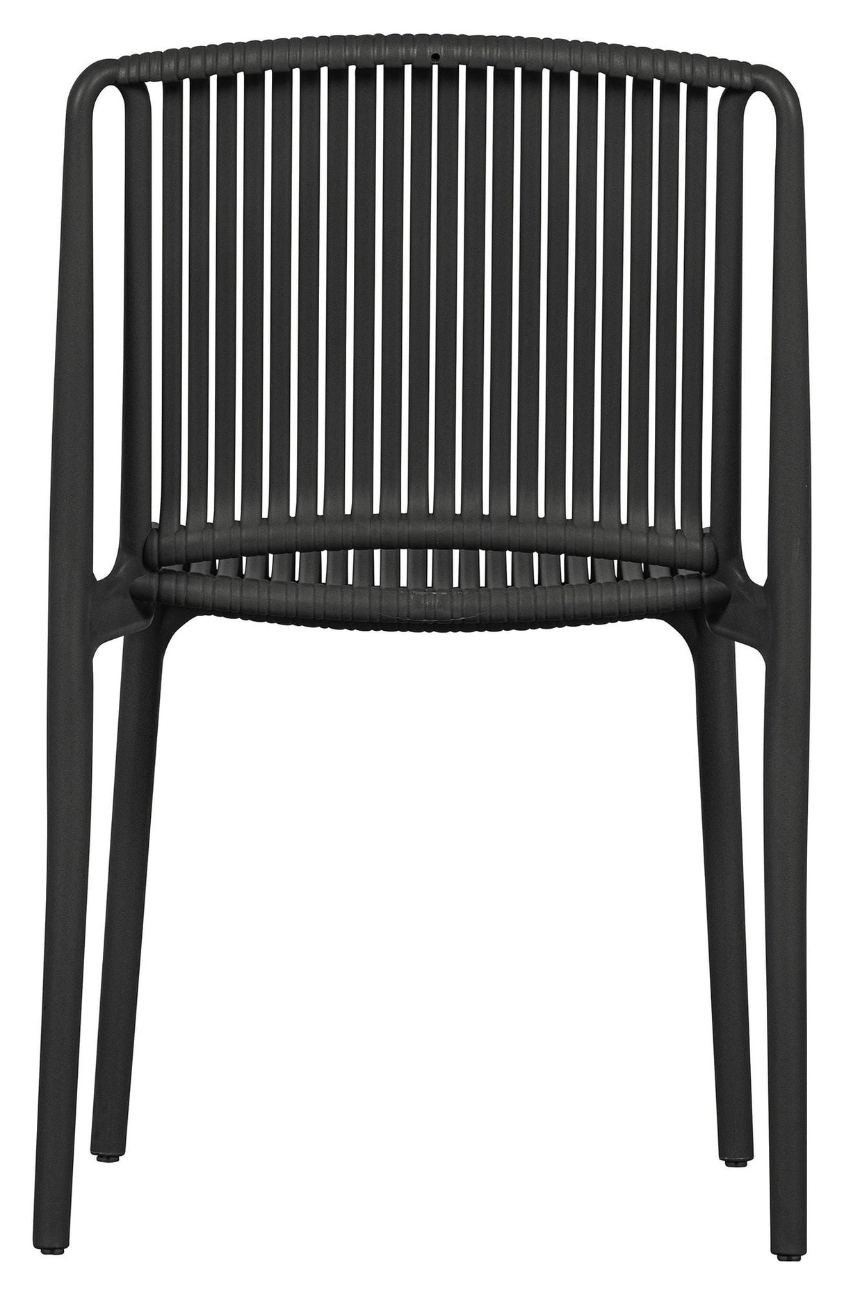 Billie Garden Chair made of plastic, Black