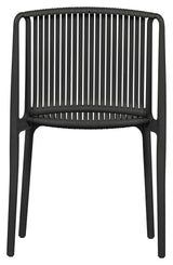 Billie Garden Chair made of plastic, Black