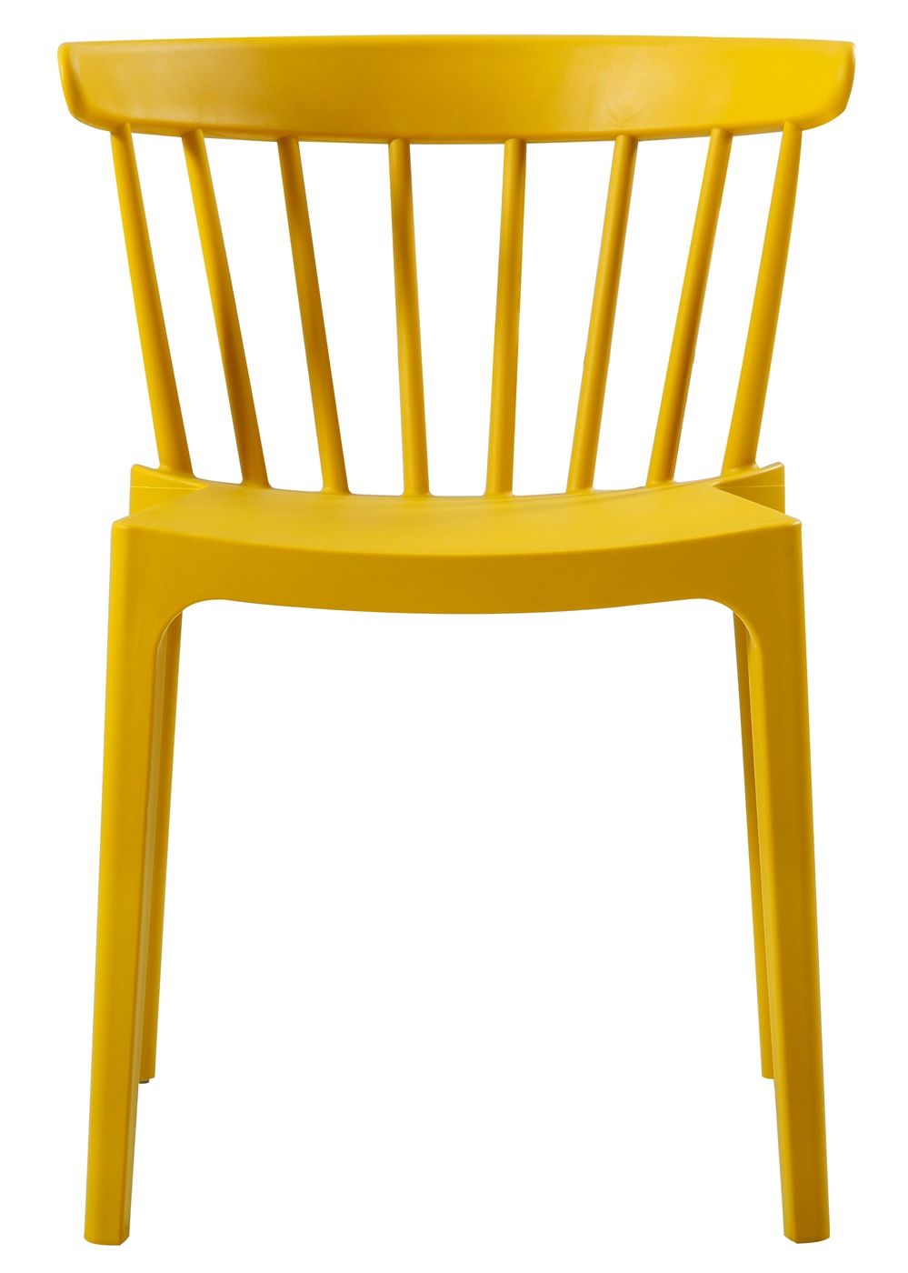 Woood Bliss Dining chair - Okker plastic