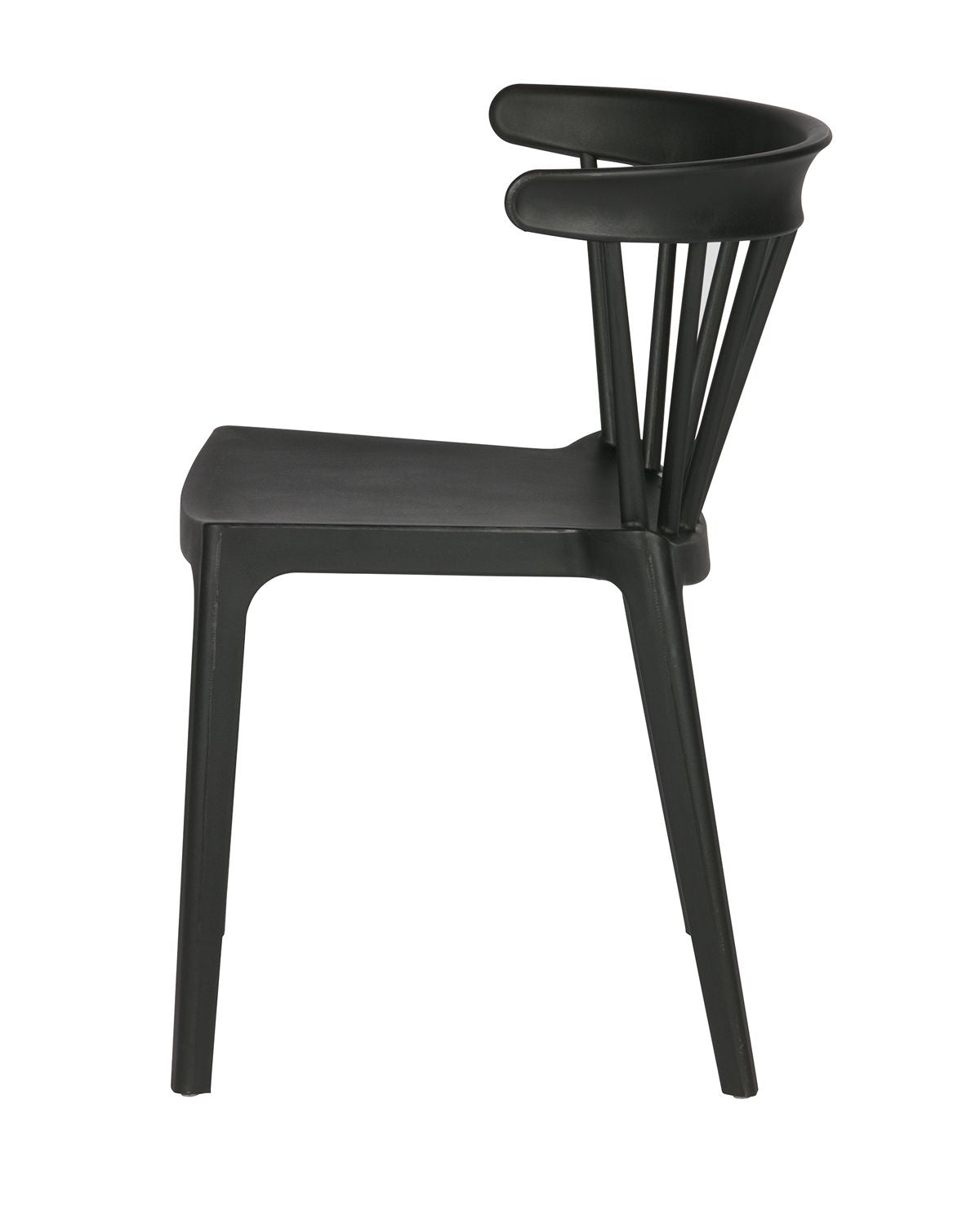 Woood Bliss Dining Chair - Black