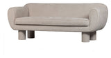 Bodi 2-seater sofa with round legs, Nature