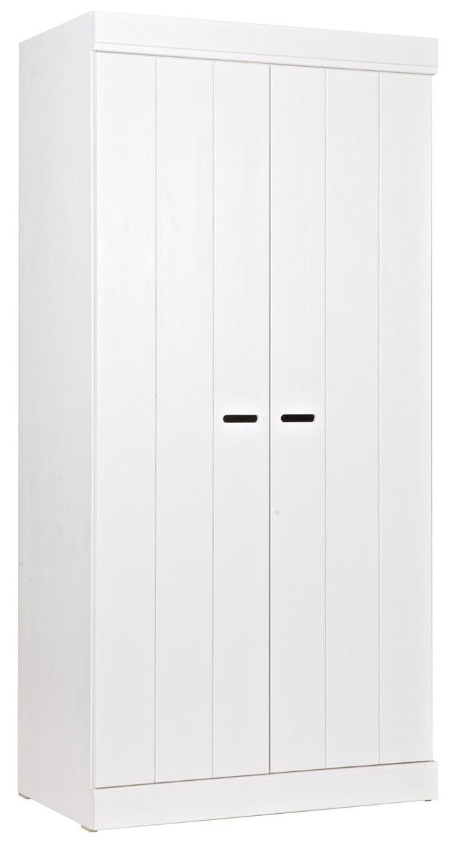 Woood, Connect 2-Door Wardrobe, White