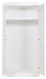 Woood, Connect 2-Door Wardrobe, White