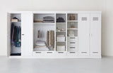 Woood, Connect 2-Door Wardrobe, White