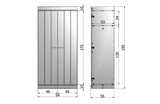 Woood, Connect 2-Door Wardrobe, White