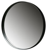 Woood Doutzen Mirror - Black Frame, Ø80