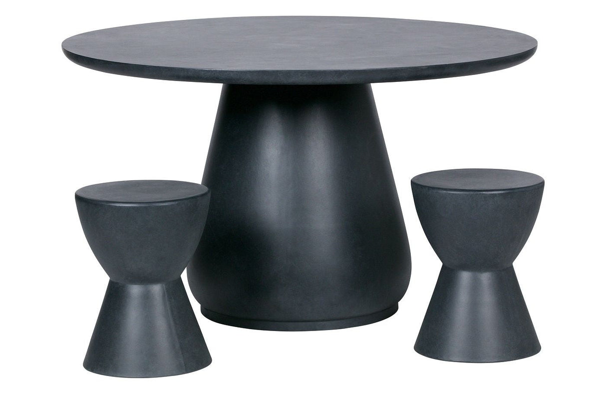 WOOOD - Dover Stool Ø35H45 cm - Anthracite