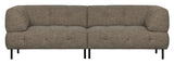 Lloyd 4-pers. Sofa, Dark brown Melange