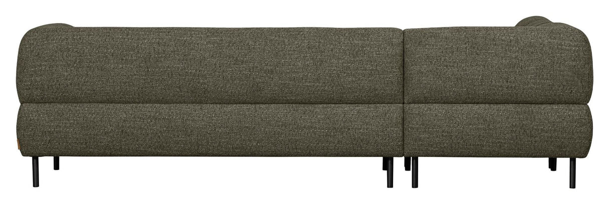 Lloyd Sofa w. chaise longue, Left facing, Green Melange