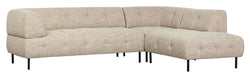 Lloyd Sofa w. chaise longue, Right facing Natural Melange