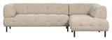 Lloyd Sofa w. chaise longue, Right facing Natural Melange