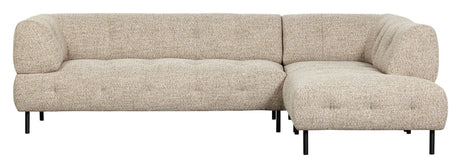 Lloyd Sofa w. chaise longue, Right facing Natural Melange