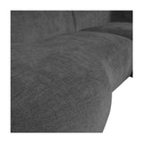 Polly Sofa w. chaise longue, Right, Gray