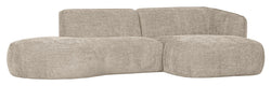 Polly Sofa w. chaise longue, Right, Sand