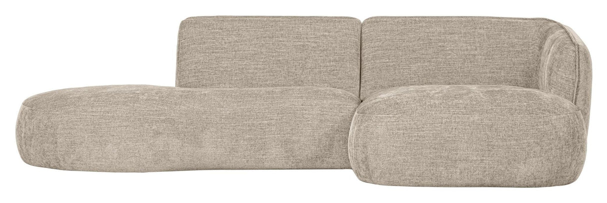 Polly Sofa w. chaise longue, Right, Sand