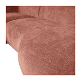 Polly Sofa w. chaise longue, Left, Pink